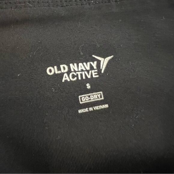 Old Navy Active Go Dry rainbow side stripe black leggings - Picture 5 of 5